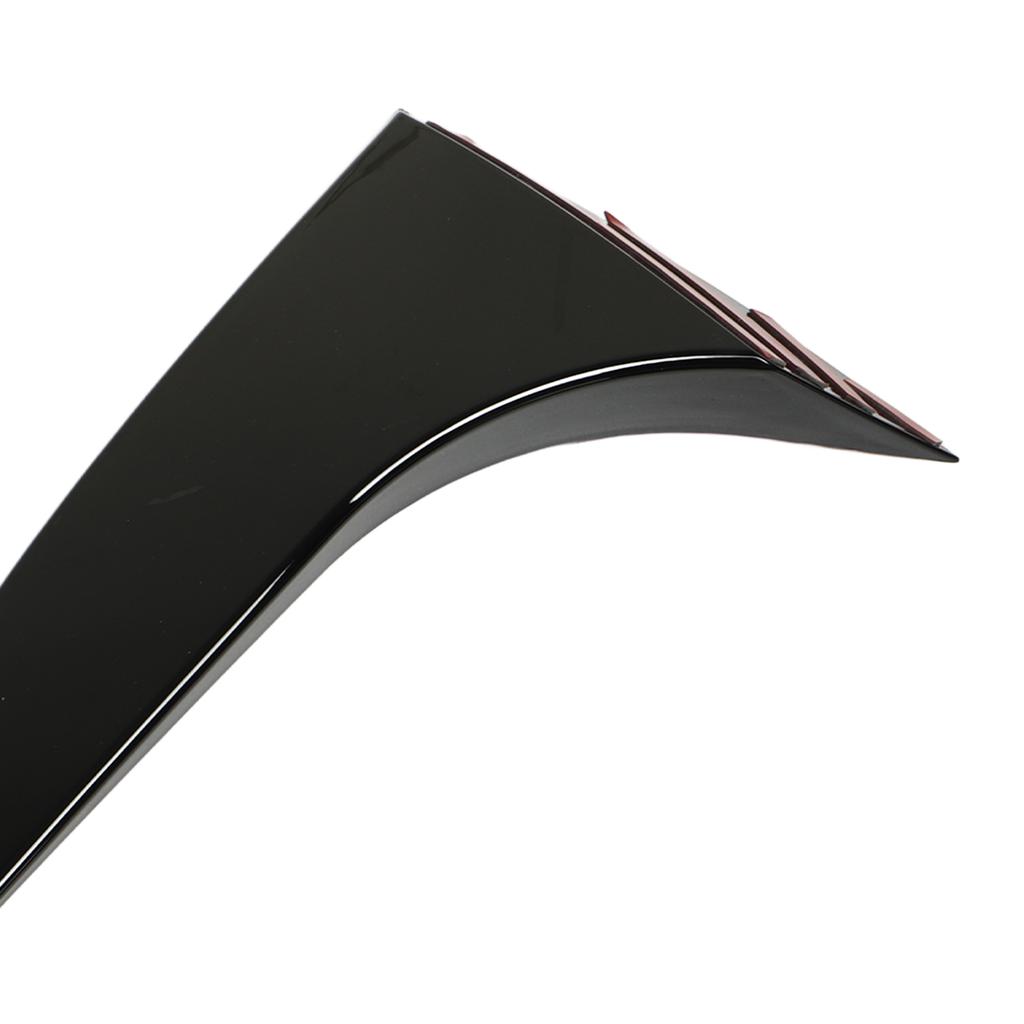 Rear Window Side Spoiler Sturdy Durable Bright Black Easy To Install Rear Spoiler Reducing Wind Resistance for Focus