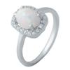 Срібна каблучка з опалом 0.727ct (2040354) 2.42 гр. 925 проби
