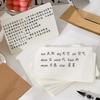 2050100pcs Blank Kraft Paper Card 12.6x7.6cm Retro Double Sided Word Card DIY Postcard Gift Greeting Invitation Message Card