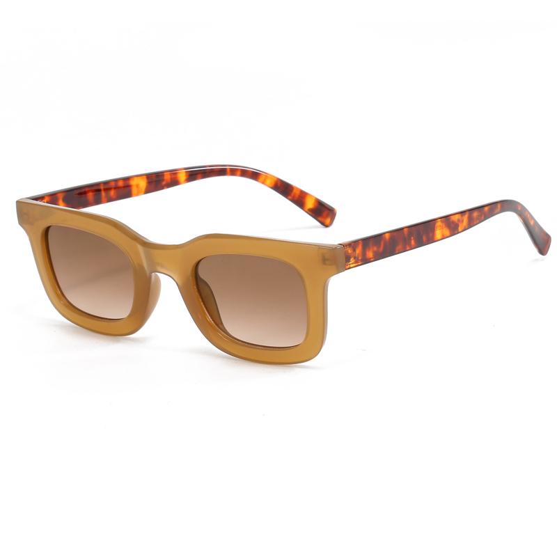 Cycling 2024 Fashion Square Small Frame Sun Glasses Personalized Street Photo Glasses INS Simple Style Sunglasses Female