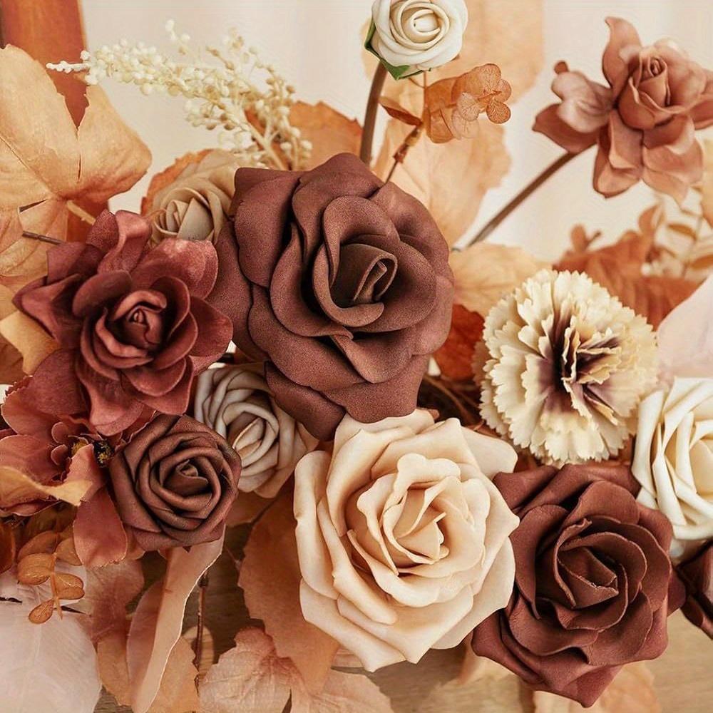 1 Stück Simulation Hochzeit Künstliches Willkommensschild Rosenblütenanhänger für Outdoor Hochzeitszeremonie Empfangseingang Party Bankett Staffelei Wanddeko