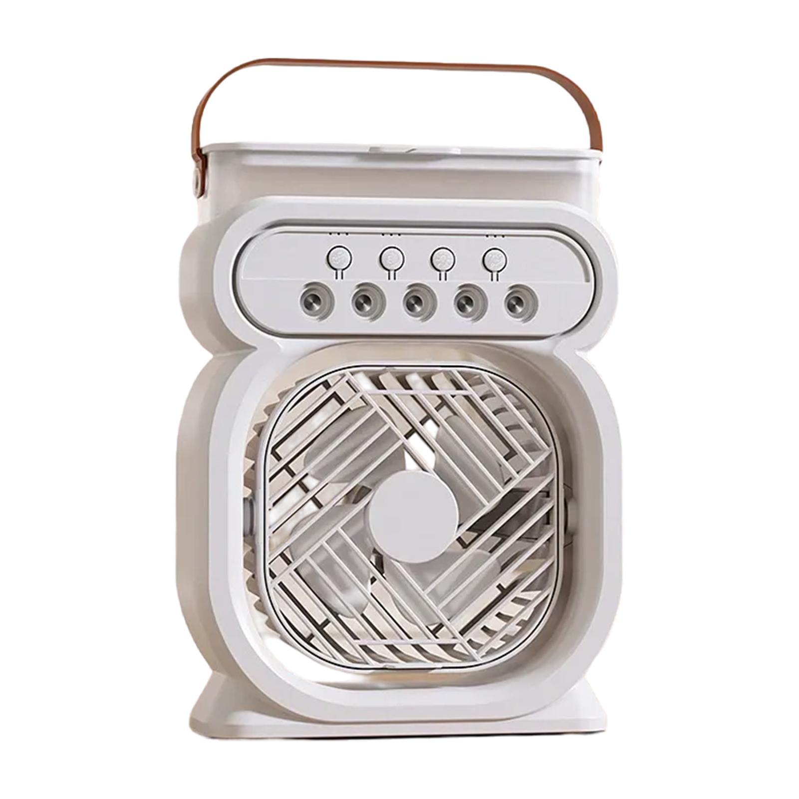 

Горячий вентилятор три в одном кондиционер со светодиодным ночником светодиодный ночник портативный увлажнитель охладитель белый