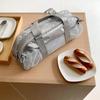 Women Korean Styles Stylish Commuters Shoulder Bag Soft Texture PU Leather Underarm Handbag Purse with Spacious Storage  Silver