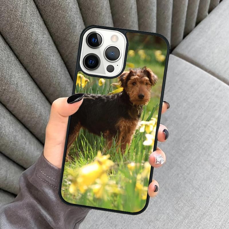 Welsh Terrier Dog Phone Case For iPhone 17 Air 16 16e 15 13 14 Pro Max 11 12 Plus 2022 MAX Shell Cover coque
