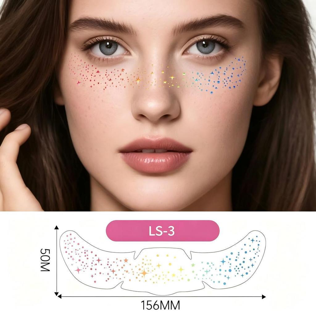 European & American Laser Freckle Stickers - Temporary Face Makeup Simulation Stickers