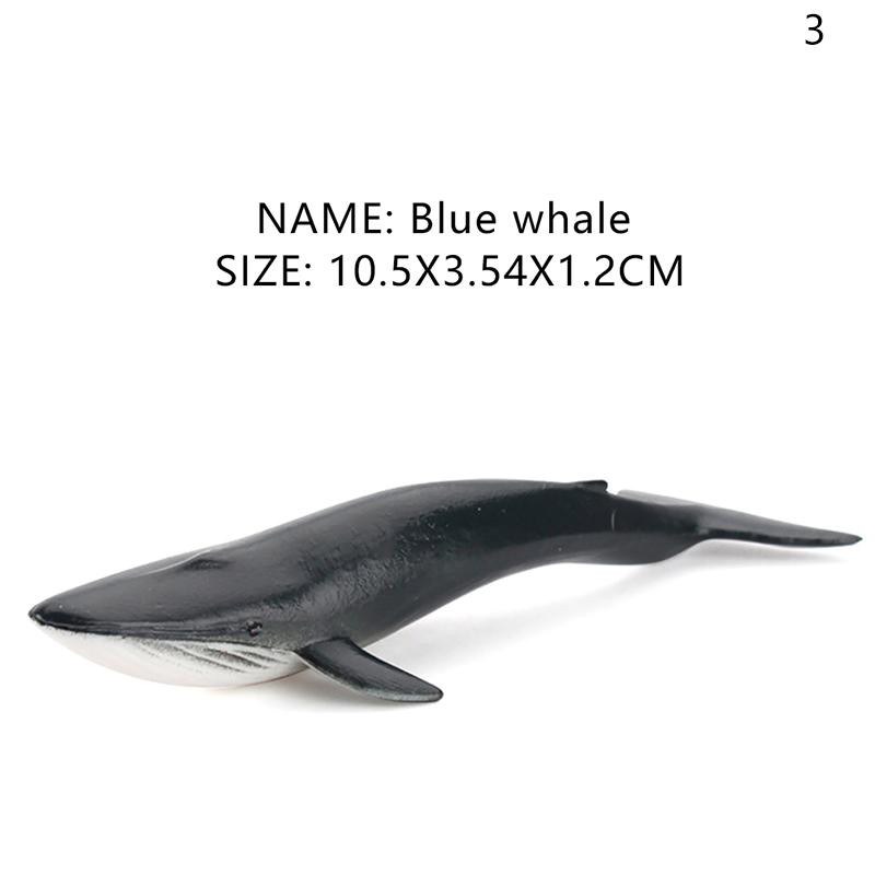 Simulation Marine Life Action Figures Ocean Animal Model Educational Toys Cake Topper,Collection Gift Shark Dolphin Hammerhead