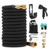 PakOne Watering Extendable Hose for Car 3x Faucet 8 Watering Stretchable Garden Hose with Latex Inner Layer and Outer Abrasion Easy To Perfect for Car