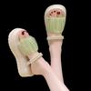 Dicksöhlige erhöhende Hausschuhe, die Frauen im Sommer tragen, neue Internet-Berühmtheiten, beliebt zu Röcken, Sandalen, zwei Tragemöglichkeiten, Feen-Sandalen
