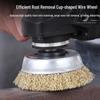 Rust Removal Steel Wire Brush Head for Angle Grinder