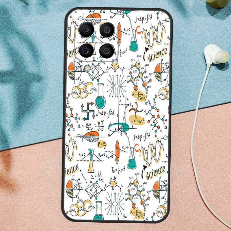 Biology and Chemistry Case For Samsung Galaxy M33 M53 M13 M12 M32 M52 M06 M16 M36 M56 M15 M55 M31 M14 M35 M34 M54