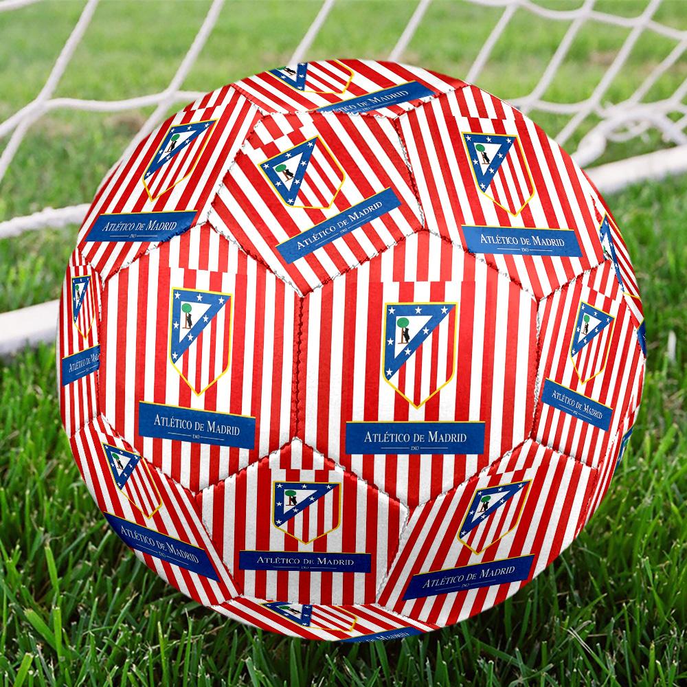 Atlético De Madrid teamIndoor Soccer Ball Colorful All Ages Machine Stitched PVC Competition Ready Durable High-Bounce