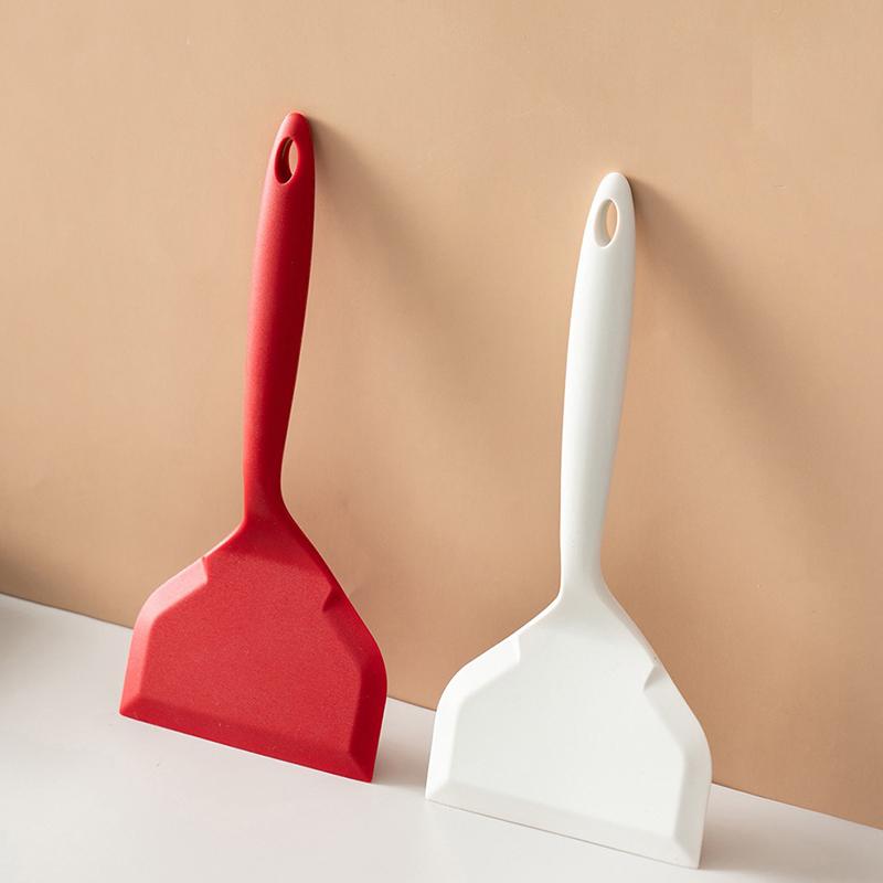 Spatulă cu gel de siliciu, ustensile de bucătărie de uz casnic, lopată antiaderentă, mâner confortabil integrat din silicon pentru gătit