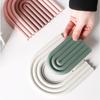New Rainbow Silicone Table Mat Coaster Hot Dishes Pot Holder Placemats Kitchen Multipurpose Pot Holders Heat Resistant Pan Pads