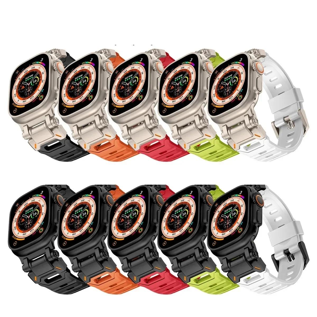 

Watch Strap For Apple Watch 42/44/45/49mm Silicone Sports Fashion Watch Strap for Watch Series Ultra2 Se 9/8/7/6/5/4/3 42 or44 or45 or 49mm