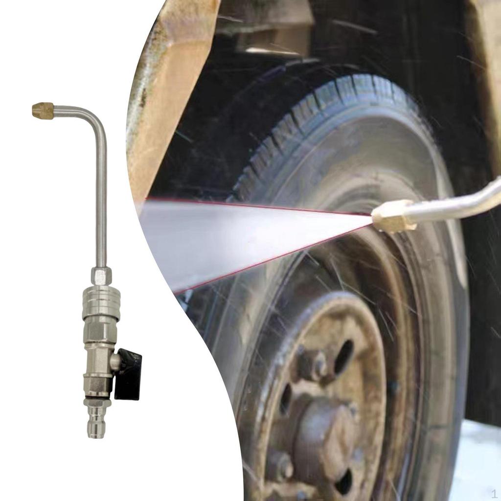 High Pressure Washer Extension 1/4 Inch Quick Connect Easy To Install Cleaning Rod Parts