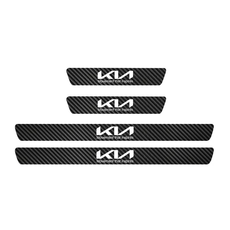 ABCDFV1 Car Door Anti-scratch Threshold Sticker and Door Handle Bowl Protection Stickers For Kia Sportage Picanto Rio Ceed Cerato Soul