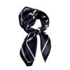 Women S Plaid Printed Silk Like Square Scarf For Sun Protection