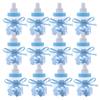 12pcs Baby Bottle Mini Blue Pink White Plastic Candy Boxes Baby Shower Favors Gifts Boys Girls Gender Reveal Party Decorations