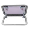 L450 W450mm Boat Porthole Hatch Window Push Out 90 Degree Opening Acrylic Glass Anti UV Waterproof Skylights Roof Window
