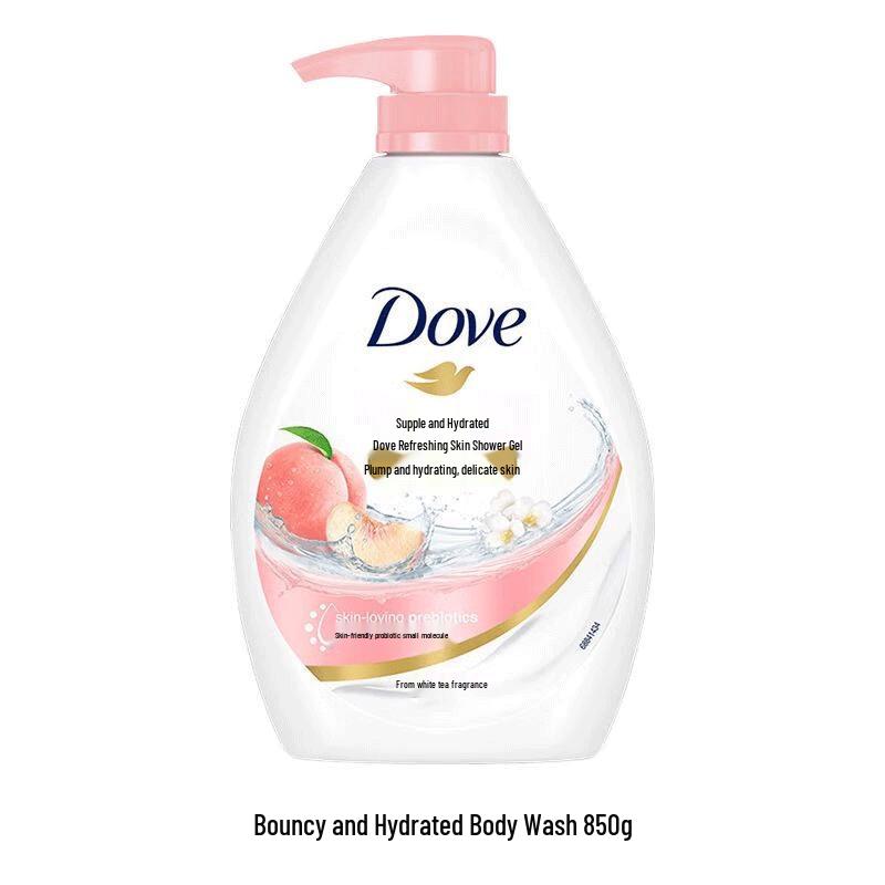 DOVE Refreshing Shower Gel 850g + Shampoo 100g Set