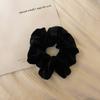 Woman Large Velvet Autumn And Winter Elastics Hair Band Solid Color Scrunchies Hair Ties Ladies Ponytail Hold Hair Accessories