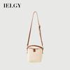 IELGY Ladies Bucket Messenger Bag Simple Atmospheric Canvas
