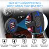 12V-24V QC3.0 Dual USB Car Charger with Panel Waterproof Power Adapter With Switch Socket Outlet for Vehicle Boat Motorcycle