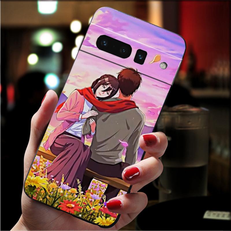 

Mikasa ackerman and eren yeager Funda Phone Case For Google Pixel 10 9 Pro XL 9A 8 7 6 Pro Pixel 8A 7A 6A Pixel 8 7 6 5 Case Google Pixel 7 Pro