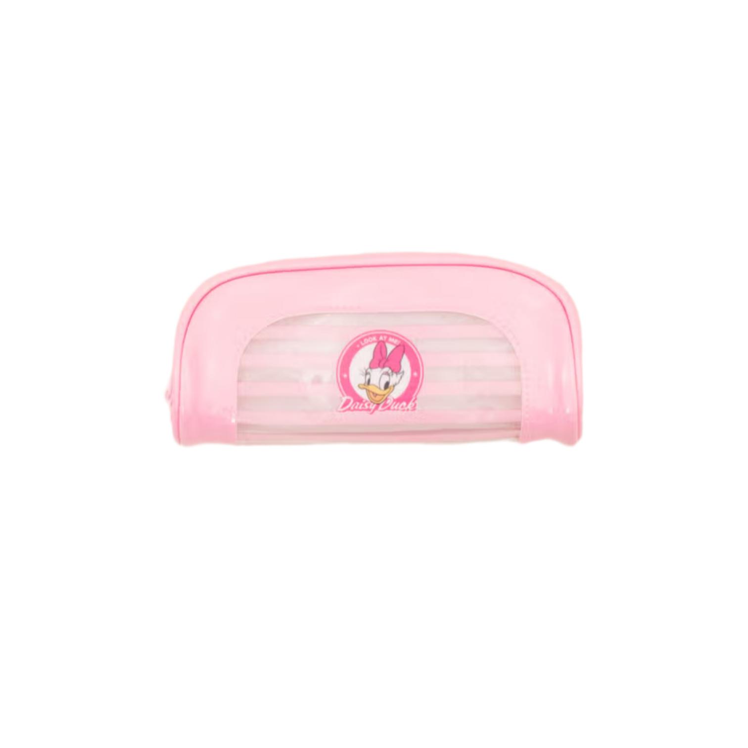 daiso korea Donald and Daisy Duck pencil case розовый