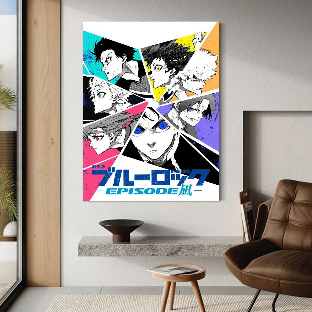 Anime BLUE LOCK Isagi Yoichi POSTER Poster Printuri Pictură de perete Dormitor Living Room Decorare Acasă Poster Printuri Design perfect