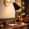 Handcrafted Brass Wall Sconce Articulated Mid Century Modern Lamp Adjustable Wall Light Fixture