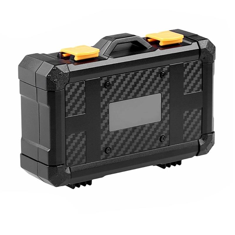 Multifunction Camera Accessory Organiser Box Case for Multiple Battery Types and Memory Cards with Easy Access Slots
