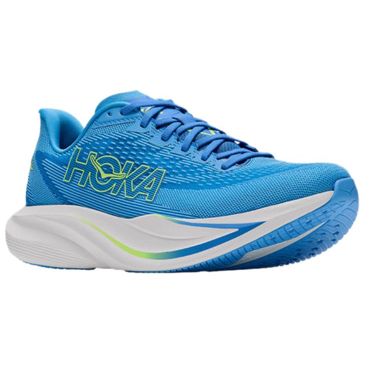 HOKA One One Mach 7 Breed Comfortabel Duurzaam Ademend Ondersteunend Veerkrachtig Hardloopschoenen Heren sneaker Blauw 1171905-VSF
