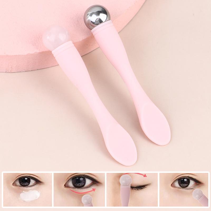 Silicone Handle Eye Cream Stick Skin Care Face Cream Spoon Massage Stick