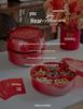 New Year Dried Fruit & Candy Tray: Sealed Wedding, Living Room, or Coffee Table Snack Box with Sunflower Seed Storage