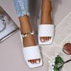 Slippers Female Summer Outer Wear Ins Tide 2025 New Fairy Style Gentle French Design Sense Flat Bottom Large Size One-word