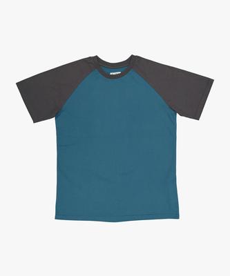 Kimaula Two-Tone Raglan S/S Tee (Teal)