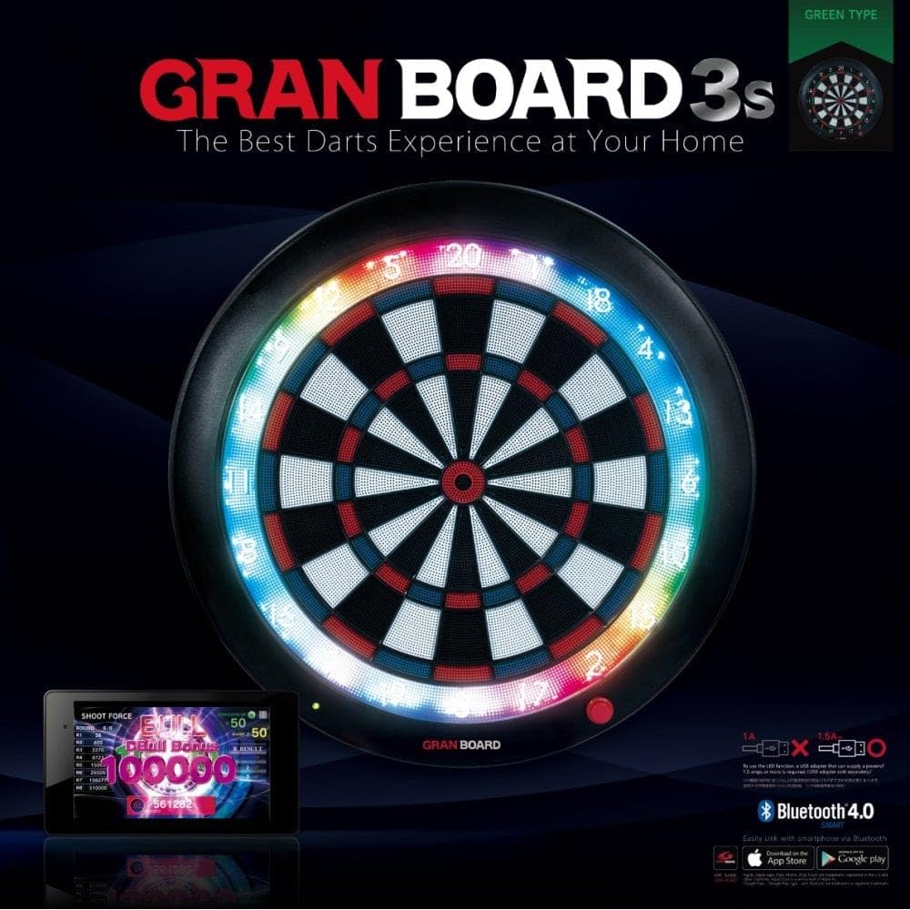 GRAN DARTS Gran Board 3s Electronic Darts Board Green Type