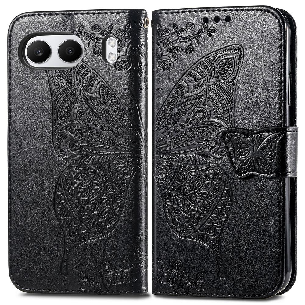For OnePlus Nord 4 Case PU Leather Wallet Phone Cover Butterfly Pattern