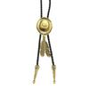 Cool Bolo Tie Necktie Western Cowboy Necktie Necklace Male Costume Accessory