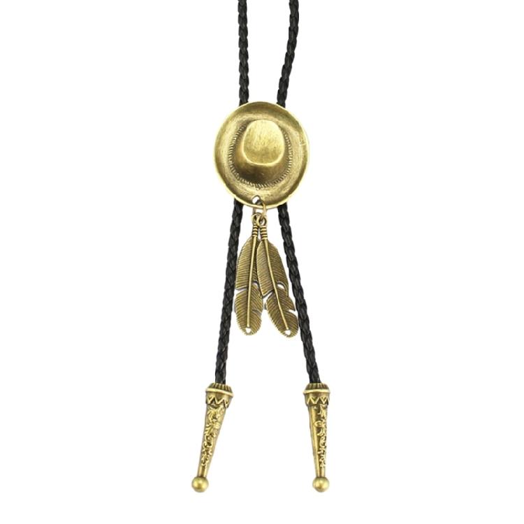 Cool Bolo Tie Necktie Western Cowboy Necktie Necklace Male Costume Accessory