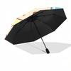 1pc Purr-fectly Cute Dessert-Themed Automatic Folding Umbrella with 8-Bone Iron Frame, Perfect for Fans, Travelers, Everyday Use, and Festive Gifts!Q0