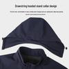 Caizi Men's Detachable Hood Outdoor Windbreaker Jacket