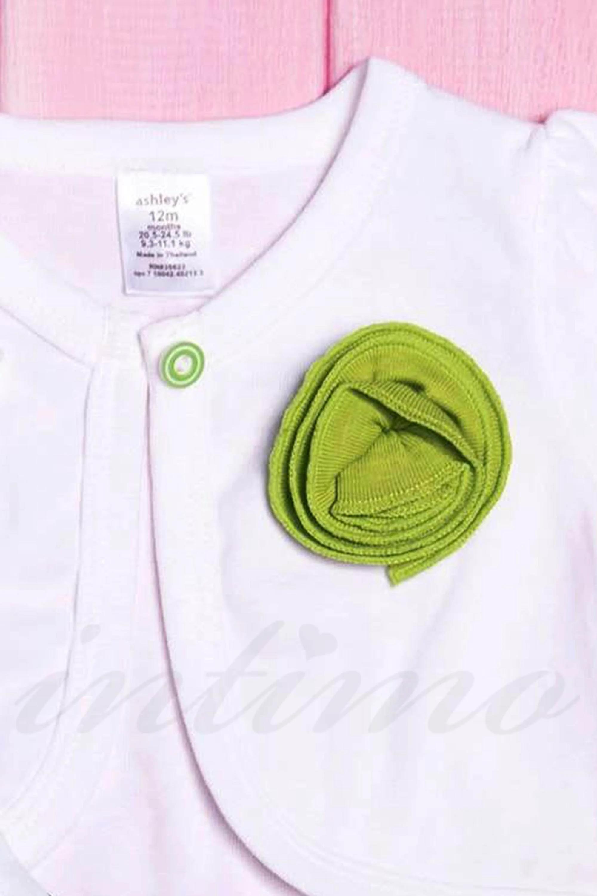 

Комплект для девочки: Болеро с коротким рукавом, туника и леггинсы, хлопок Laura ashley (55963) 86(cm) різнокольорові кольору