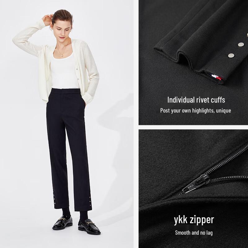 Navigare Women's Casual Cropped Trousers