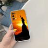 FM47 Freiheitsstatue Soft Shell Transparente Handyhülle für Motorola Moto G7 G8 G9 G84 G85 G73 G24 G15 Z2 Play Power Plus