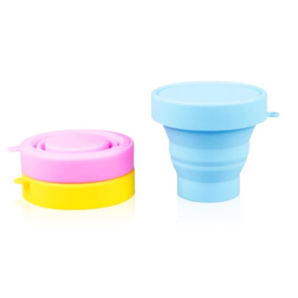 170ML Silicone Collapsible Mug Silicone Travel Mug Wear Resisting Lightweight Silicone Retractable Cup for Travel Picnic