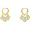 Copper-Unique Temperament Light Luxury Opal Earrings Women'S Niche Earrings High-End Earrings Fashion Ear Buckles