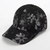 Women's Breathable Butterfly Baseball Cap - Lace Sun Hat with Rhinestone, Street Fashion Peaked Cap for All-match Outfits