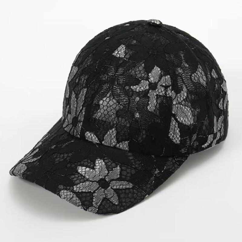 Women's Breathable Butterfly Baseball Cap - Lace Sun Hat with Rhinestone, Street Fashion Peaked Cap for All-match Outfits